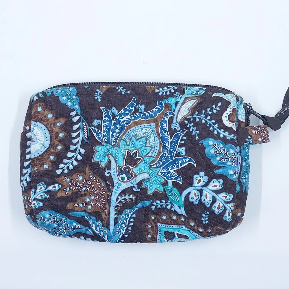 Vera Bradley Small Cosmetic/Make up Bag in Java Blue